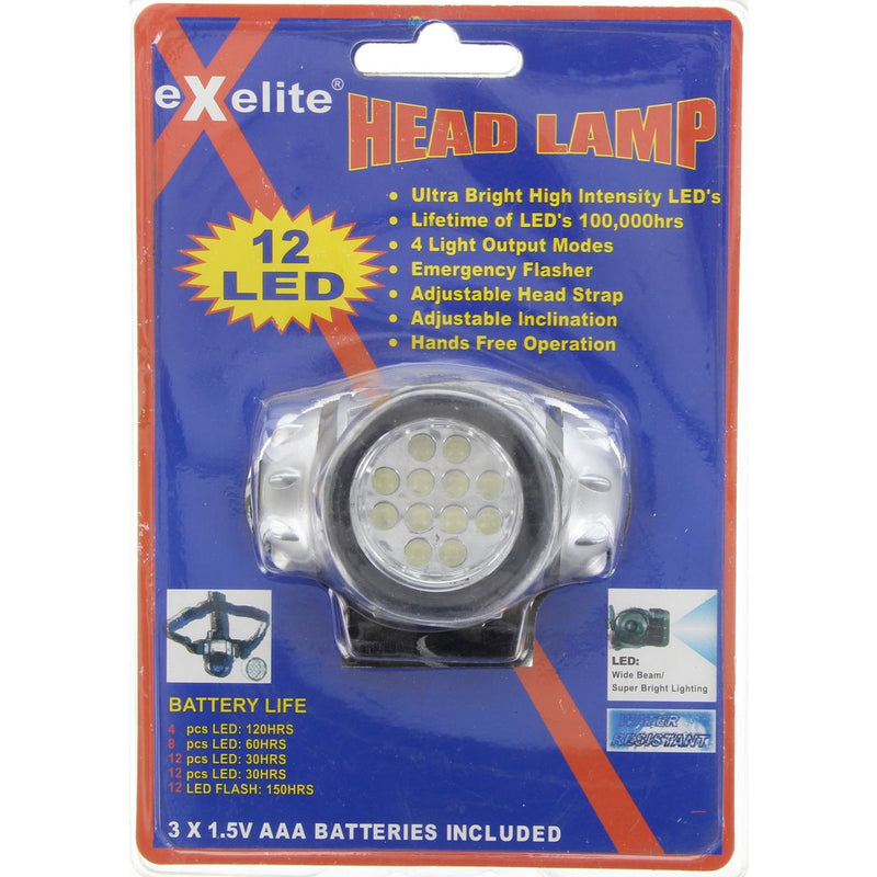Exelite Forehead Work Lamp LED12HL