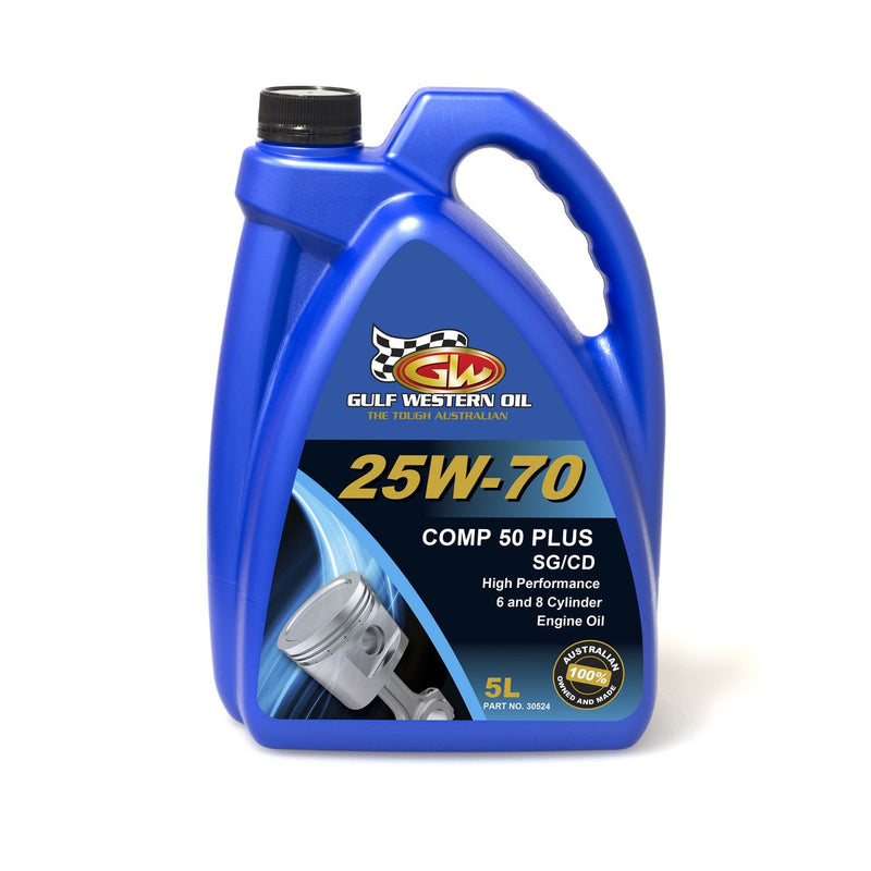 Gulf Western Comp 50 Plus Engine Oil 25W-70 5Ltr 30524