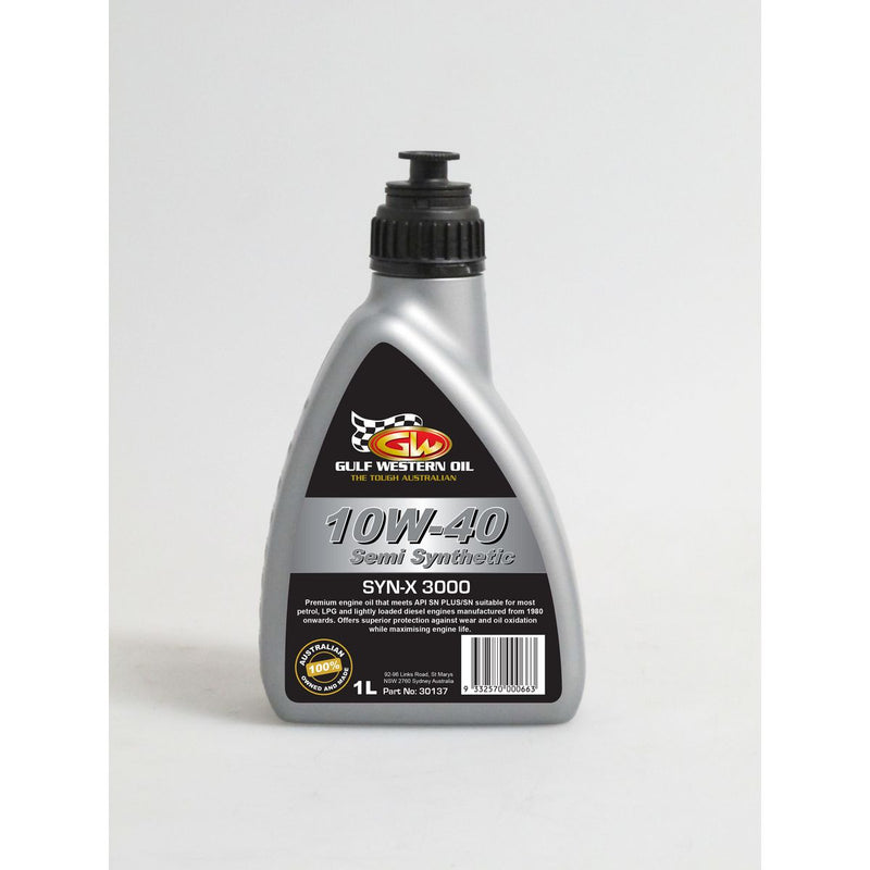 Gulf Western Synthetic X 3000 Semi Synthetic 10W-40