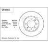 TRW Brake Rotor Pair 269mm Rear DF1666S