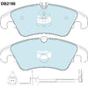 Bendix Euro Brake Pad Set Front DB2186 Euro+