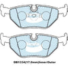 Bendix Euro Brake Pad Set Rear DB1334 Euro+