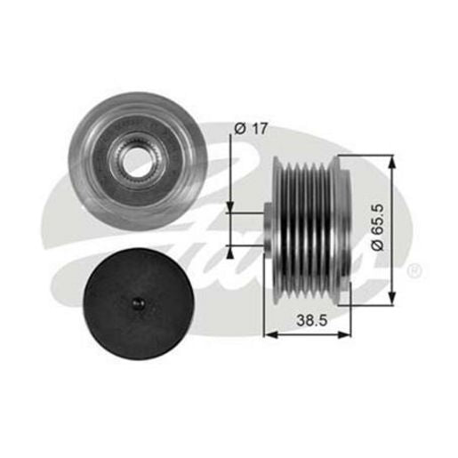 Gates Overrunning Alternator Pulley OAP7085