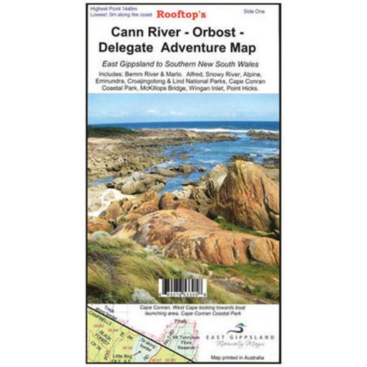 Hema Maps Cann River - Orbost - Delegate 1st Edition Map