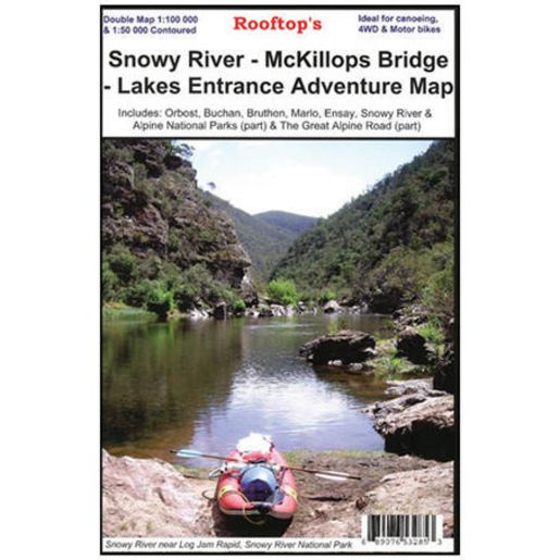 Hema Maps Snowy River - Mckillops Bridge - Lakes Entrance
