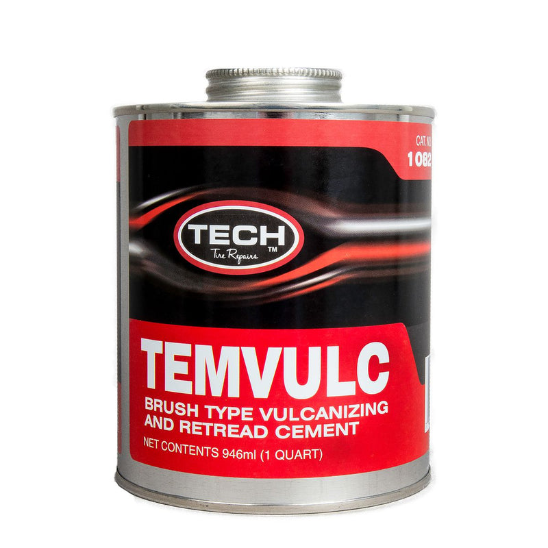 Tech Tire Repair Temvulc Black Cement 945ml 1082