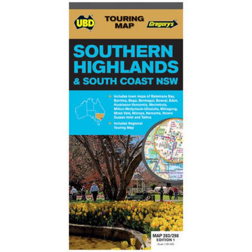 UBD Southern Highland South Coast 283/298 Map 1st Edition