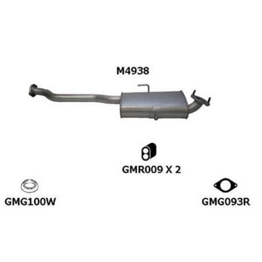 Redback Exhaust Muffler M4938