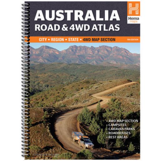 Hema Australia Road & 4WD Atlas 11th Edition