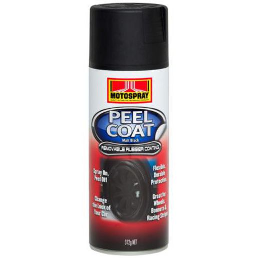 Motospray Peel Coat Spray Matt Black 312G RO 279171