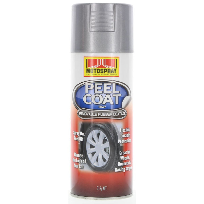 Motospray Peel Coat Spray Silver 312G RO 279844