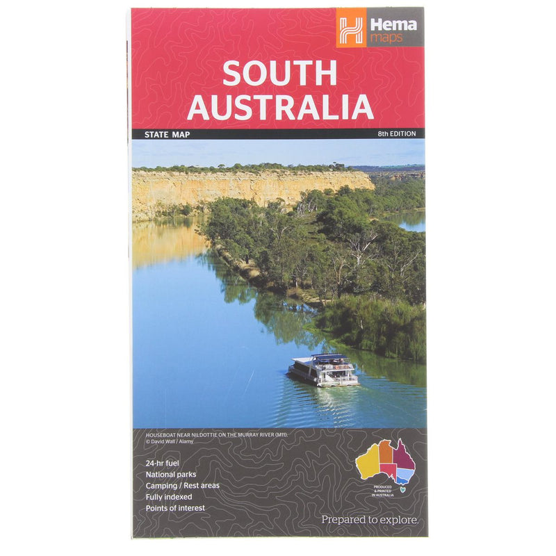Hema South Australia State Map