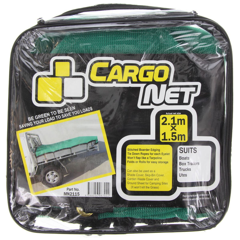 Coverall Cargo Mesh Net 2.1x1.5M Green MN2115