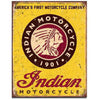 Indian Motorcycle Metal Sign (32x41cm) 1934
