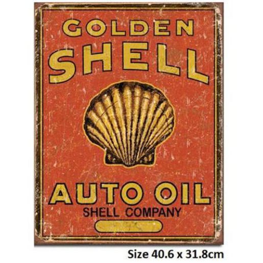 Naparts Shell Auto Oil Sign 1973