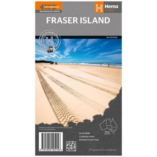 Hema Fraser Island Map