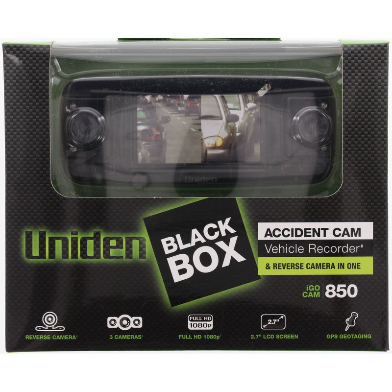 Uniden IGOCAM850 1080P GPS Drive Recorder 3CAM IGOCAM850