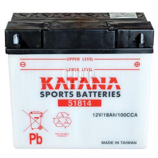 Katana 12V 18Ah Motorcycle Battery 51814 150000