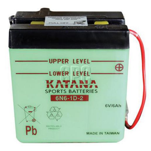 Katana 6V 6Ah Motorcycle Battery B38-6A 150016