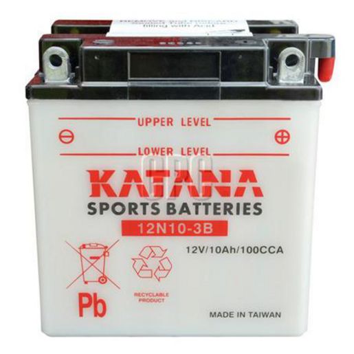 Katana 12V 10Ah Motorcycle Battery 12N10-3B 150038