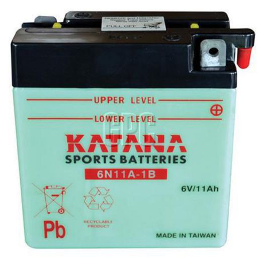 Katana 6V 11Ah Motorcycle Battery 6N11A-1B 150041