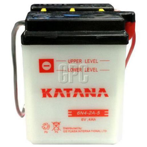 Katana 6V 4Ah Motorcycle Battery 6N4-2A-5 150042