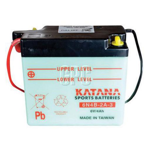 Katana 6V 4Ah Motorcycle Battery 6N4B-2A-3 150043