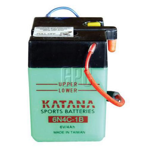 Katana 6V 4Ah Motorcycle Battery 6N4C-1B 150044