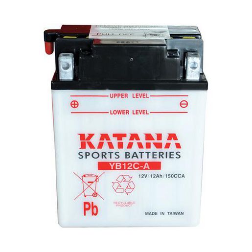 Katana 12V 12Ah Motorcycle Battery YB12C-A 150046