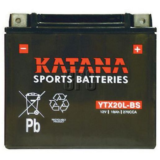 Katana 12V 18Ah Motorcycle Battery YTX20L-BS