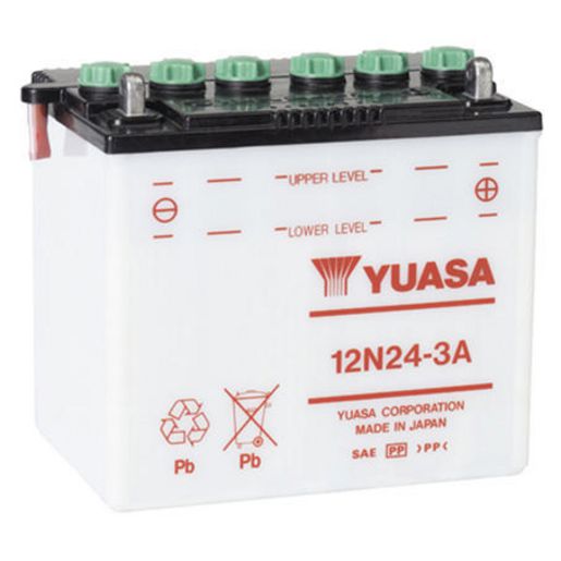 Yuasa Motorcycle Battery - 12N24 - 3A 155006