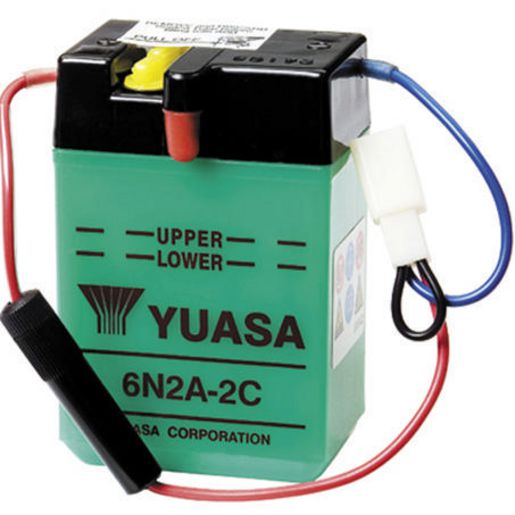 Yuasa Motorcycle Battery - 6N2A - 2C 155020
