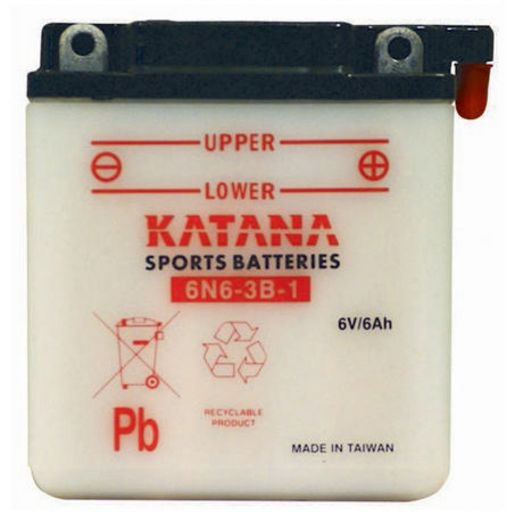 Yuasa Motorcycle Battery - 6N6 - 3B -1 155031