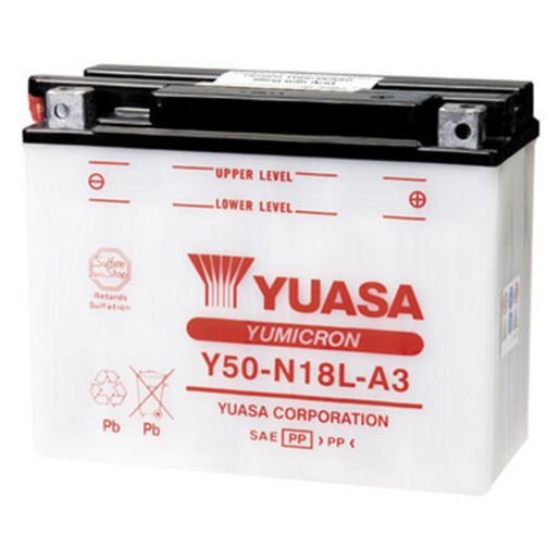 Yuasa Motorcycle Battery - Y50 - N18L -A3 155035