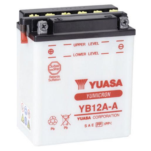 Yuasa Motorcycle Battery - Yb12A - A 155043