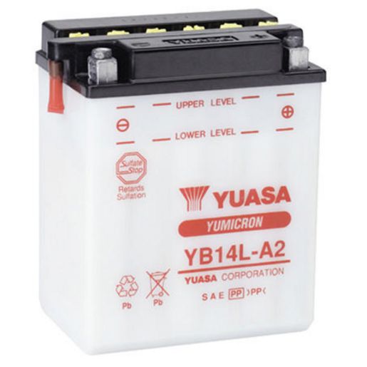 Yuasa Motorcycle Battery - Yb14L - A2 155054