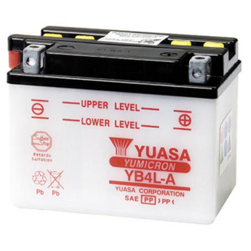 Yuasa Motorcycle Battery - Yb4L - A 155068