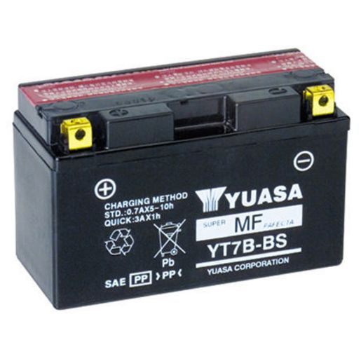 Yuasa Yt7B-Bs Fa Batt/Mcycle YT7B-BS