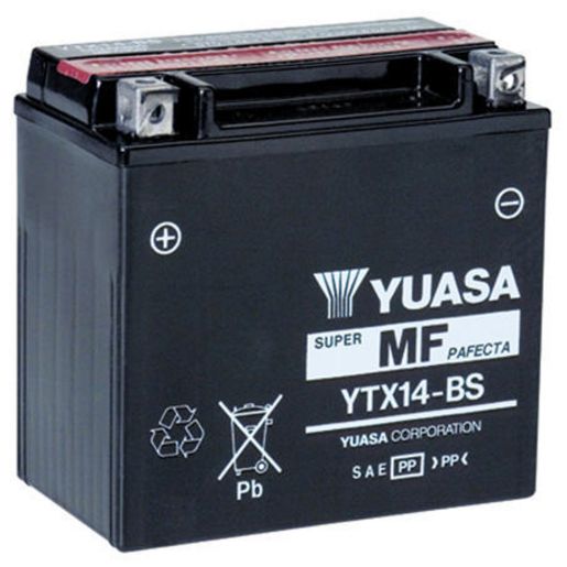 Yuasa Ytx14-Bs Batt/Mcycle YTX14-BS