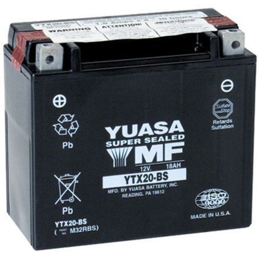 Yuasa Ytx20-Bs Batt/Mcycle 156017