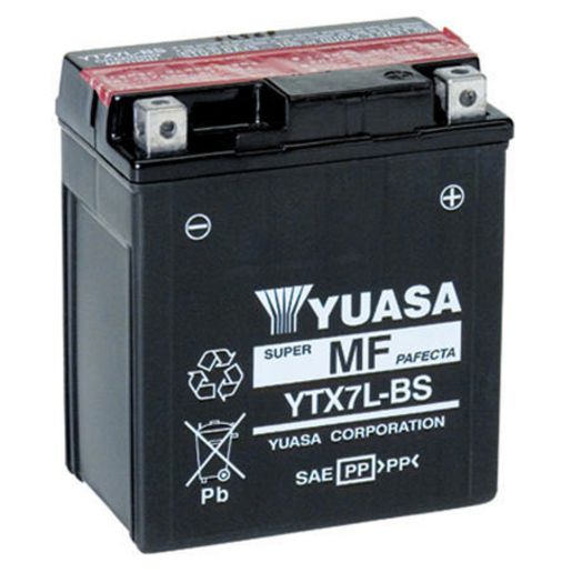 Yuasa Motorcycle Battery - Ytx7L - Bs YTX7L-BS
