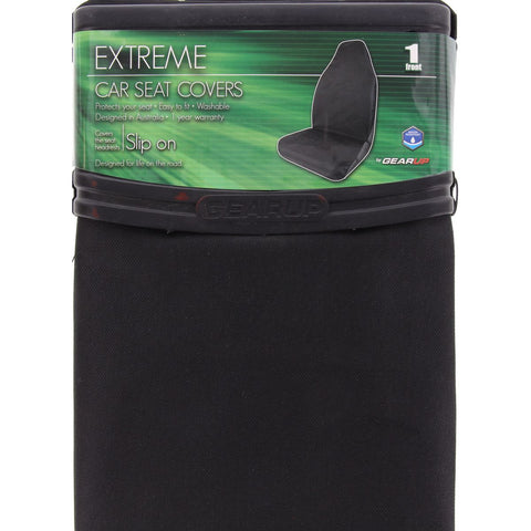 Gear Up Extreme Slip On Seat Cover Black Guesoblk