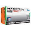 The Glove Company TGC Orange Hi-Vis Nitrile Gloves XL 100