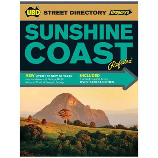 UBD Sunshine Coast Refidex Street Directory 9780730000000
