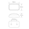 LED Autolamps 10/30V Chrome LED Side Direction Indicator
