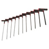 Eklind T Handle Ball Hex Key Set 11Pc Imperial EK60811