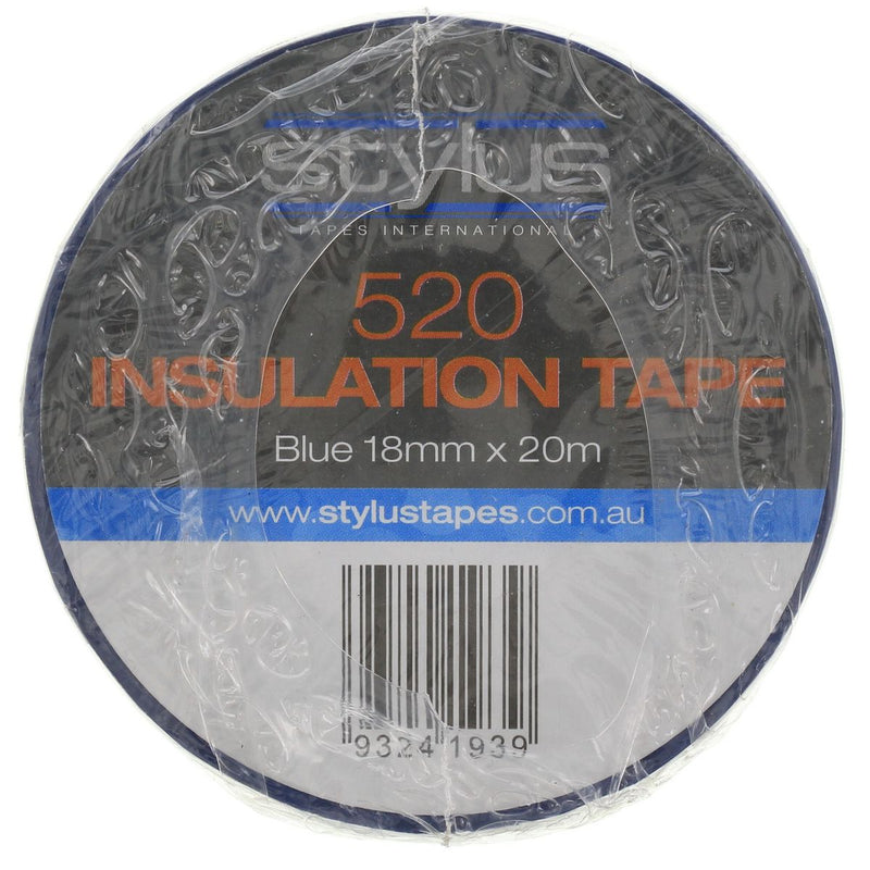 Stylus PVC Tape 18mm X 20M - Blue 2150