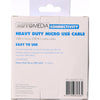 Automedia Heavy Duty Micro USB Charge/Data Cable 2m Ammuc