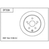 TRW Brake Rotor 267mm Rear DF7239S