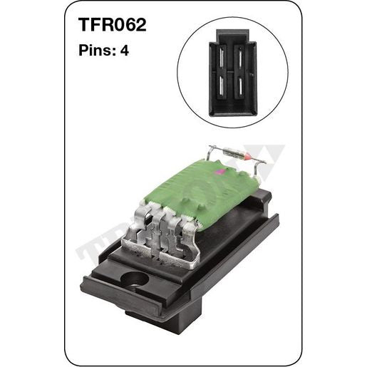 Tridon AC Blower Motor Resistor TFR062